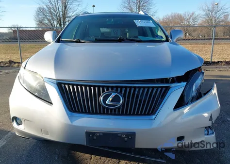2010 Lexus Rx 350 из США, поврежденный, VIN 2T2BK1BA4AC077603